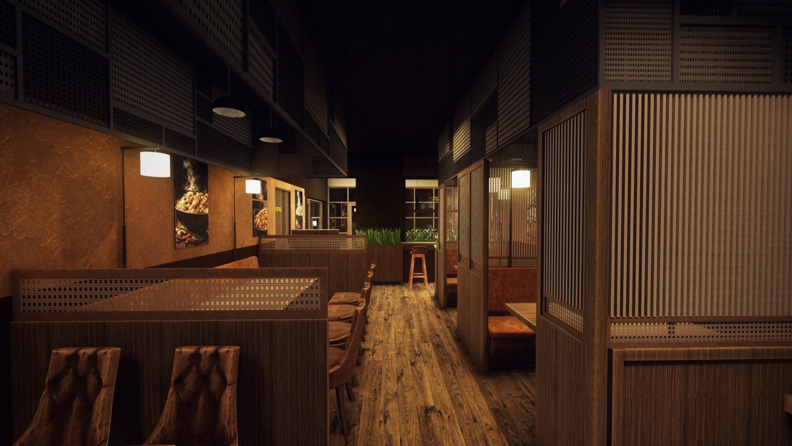 Dining aisle